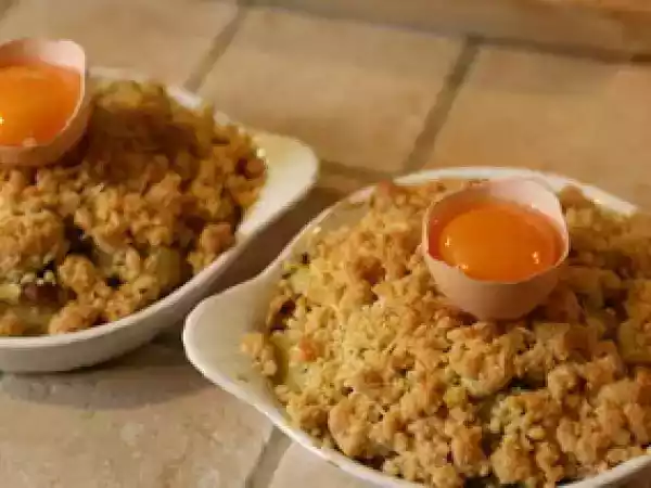 Crumble aux asperges