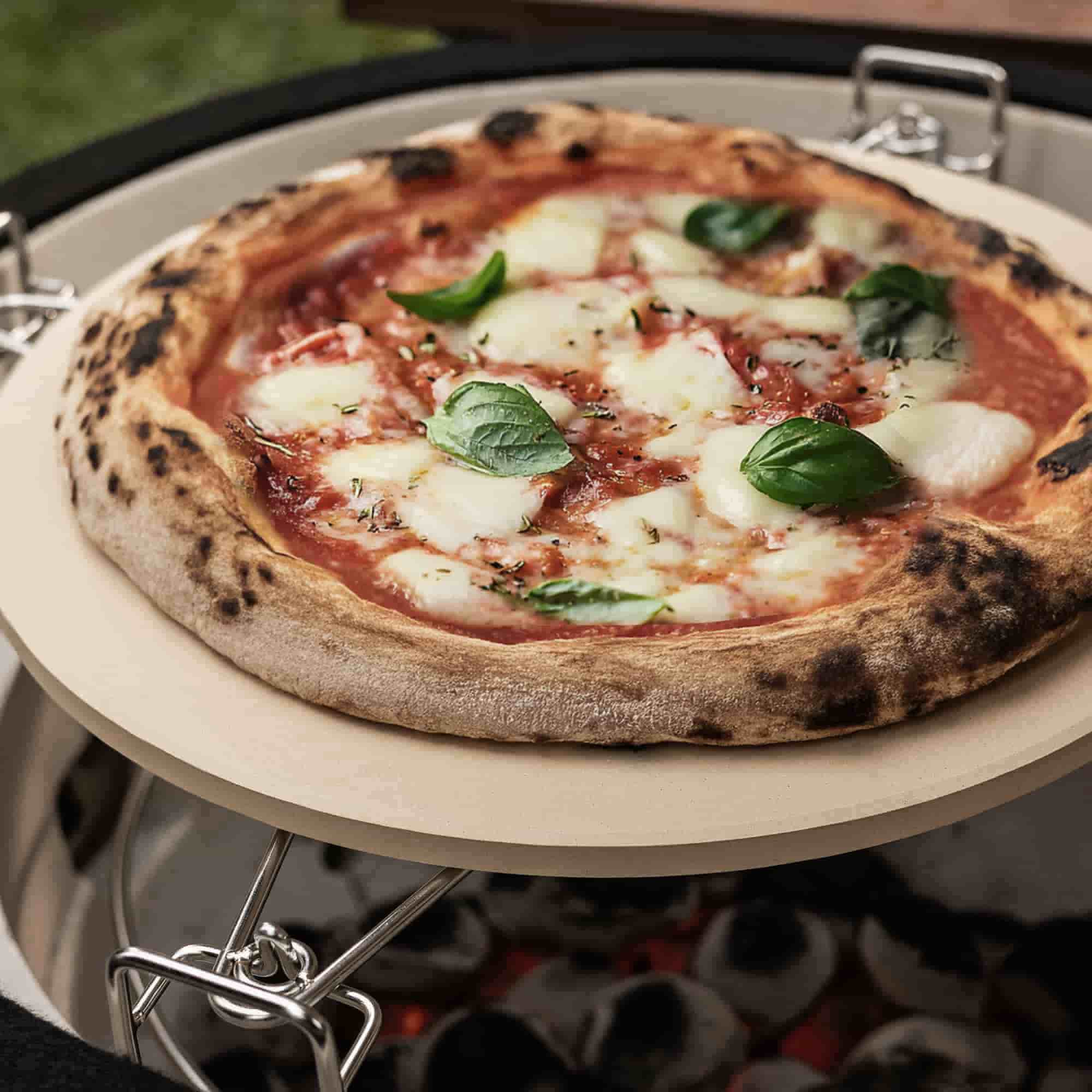 Pizza napolitaine au kamado